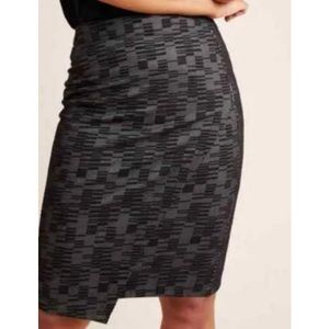 Anthropologie Skirt :Maeve Black and Grey Pencil Skirt Black/Gray ,M